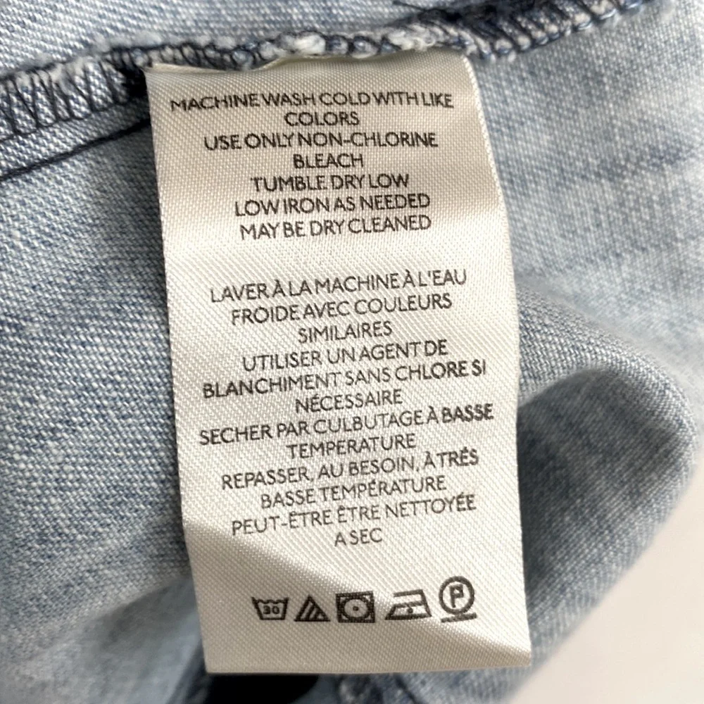 (A8) NEW Free People Isabella Denim Tunic dress $128, Size Small, Blue, NWOT - Picture 9 of 12